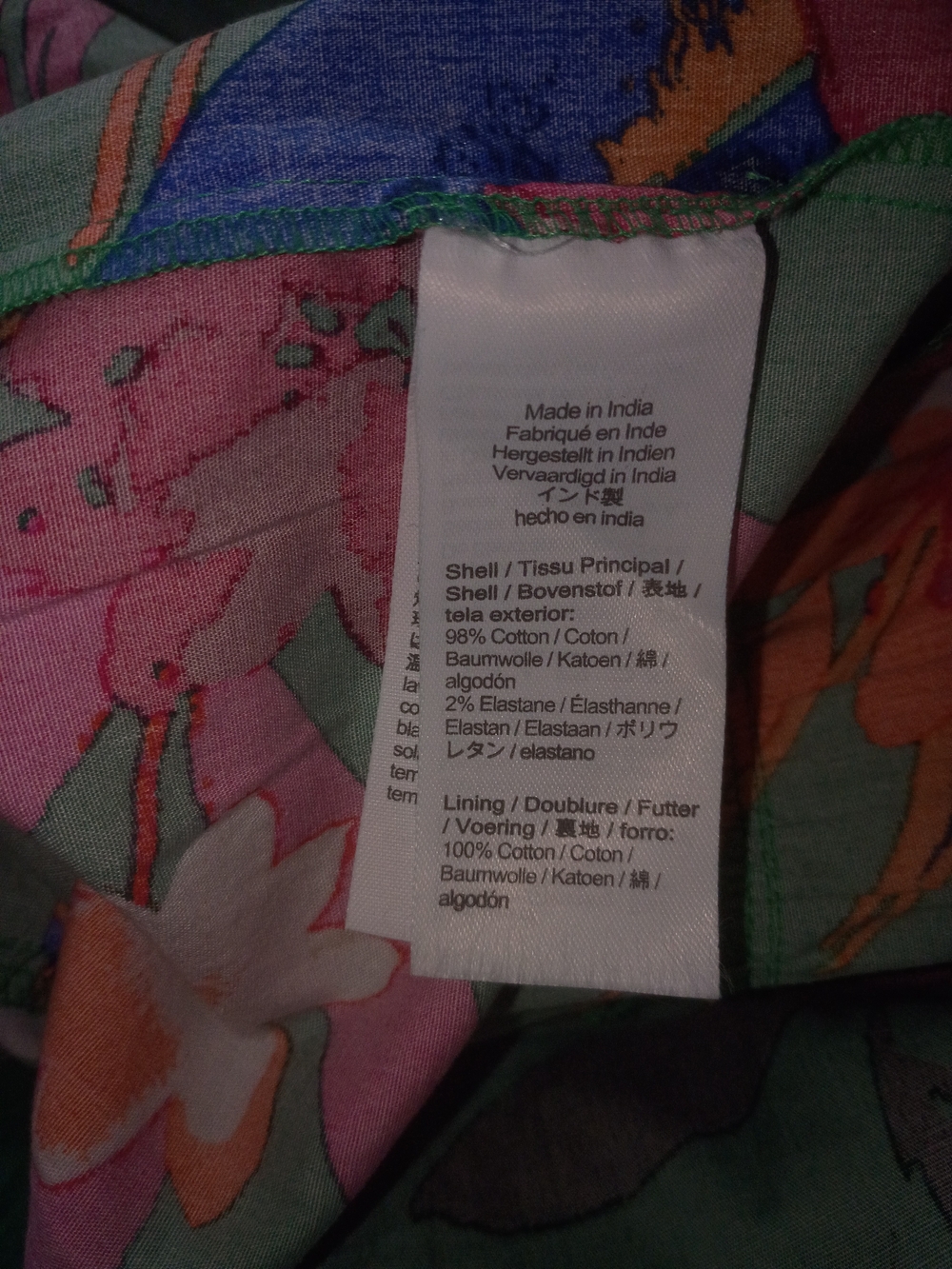 J. Crew Green Floral Halter Midi Dress with Pink, Blue & Orange Accents - Picture 10 of 15